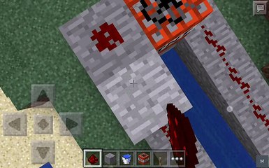 how to make a tnt cannon in mincrafte pe using block launcher