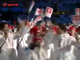 The athletes' parade- Swiss team-opening ceremony XX Olymp
