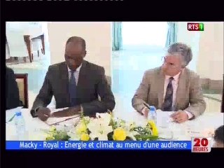 Macky - Royal : Energie et climat au menu d'une audience