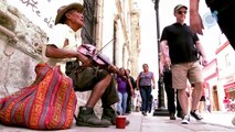 Música en las calles de Oaxaca, músicos de a pie