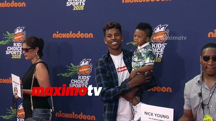 Nick Young Kids' Choice Sports 2015 Orange Carpet Arrivals