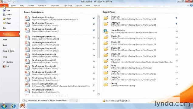Powerpoint Starting from scratch