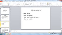 Powerpoint Rearranging slides