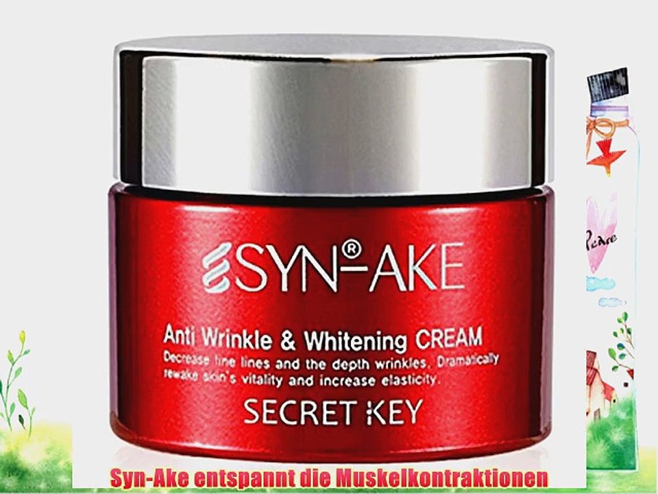 Secret Key - Syn Ake- Anti Falten Creme - Whitening - Gesichtspflege
