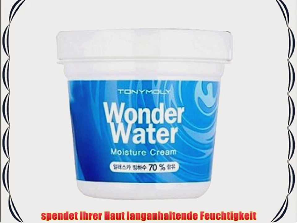 Tony Moly? - Wonder Water - XXL Feuchtigkeitscreme - Gesichtspflege