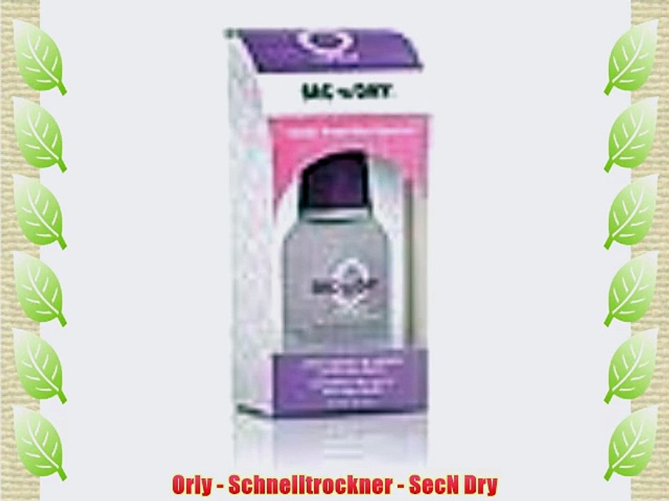 Orly - schnelltrockner - secn dry