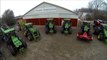 12 new John Deere tractors Hvornum Maskinstation 2015 - Music, John Deere green