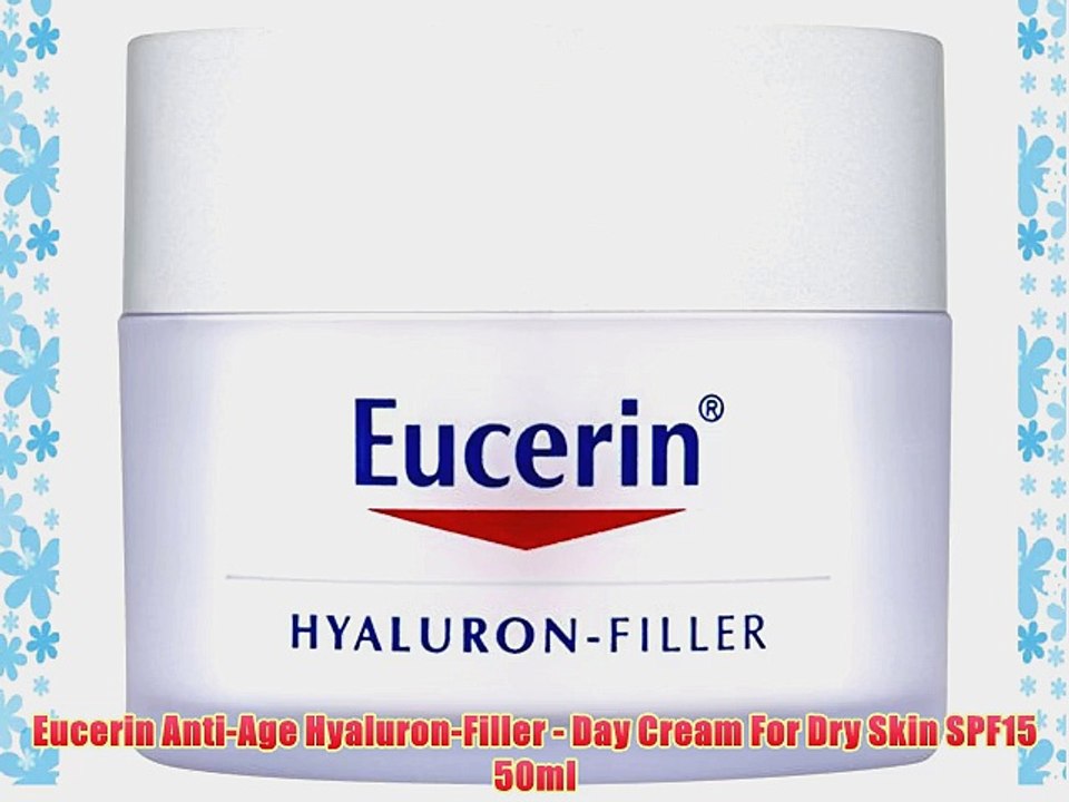 Eucerin Anti-Age Hyaluron-Filler - Day Cream For Dry Skin SPF15 50ml
