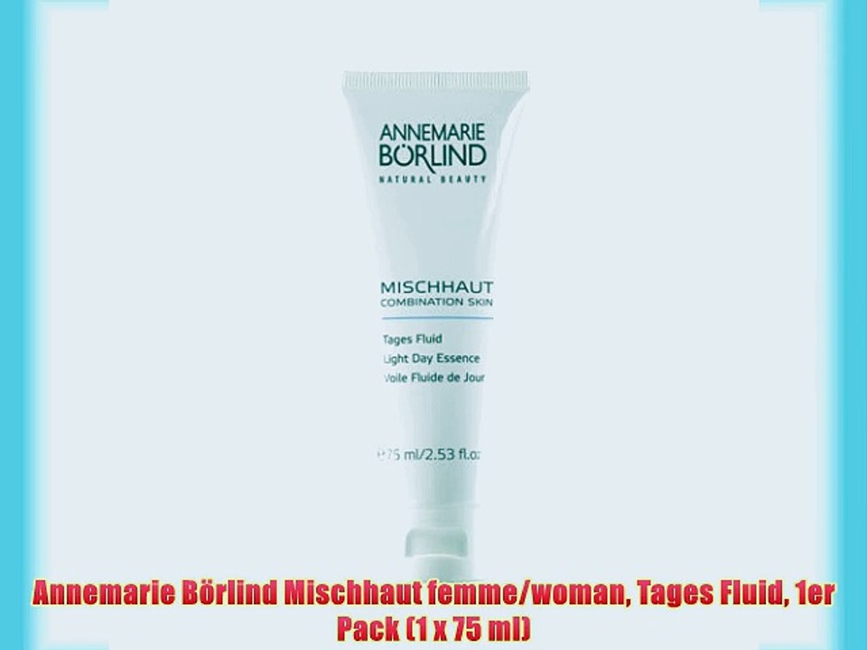 Annemarie B?rlind Mischhaut femme/woman Tages Fluid 1er Pack (1 x 75 ml)