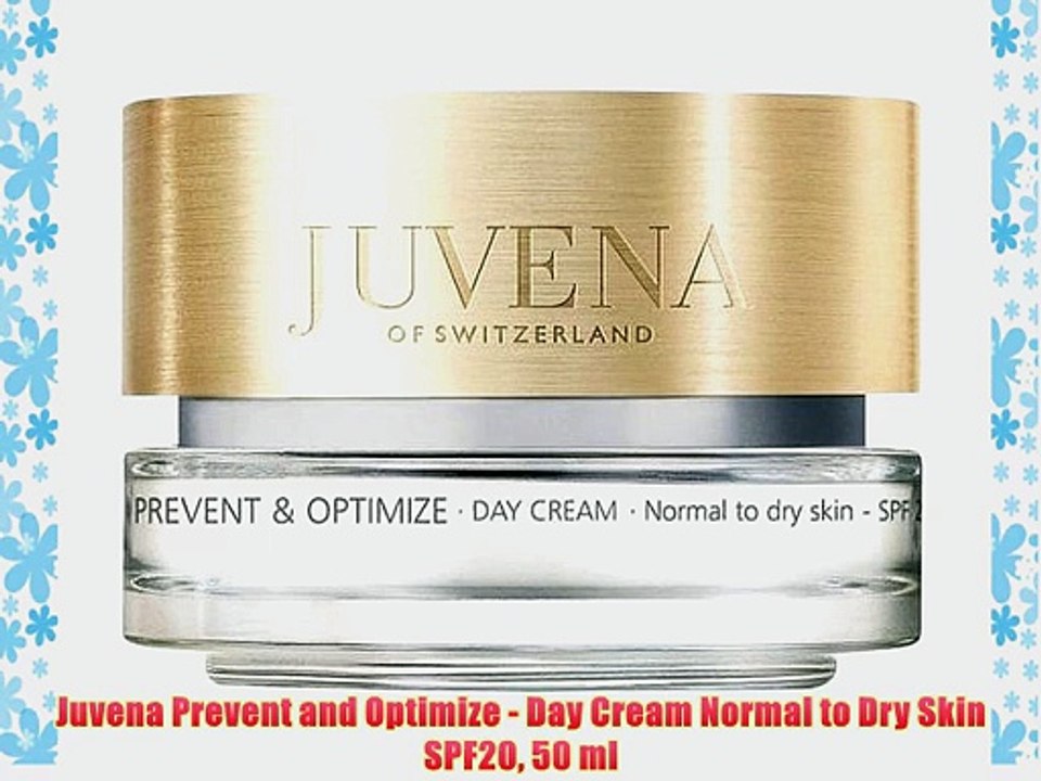 Juvena Prevent and Optimize - Day Cream Normal to Dry Skin SPF20 50 ml