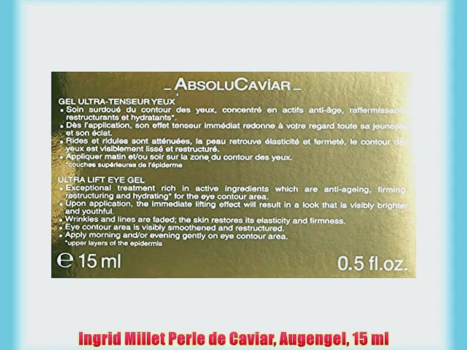 Ingrid Millet Perle de Caviar Augengel 15 ml