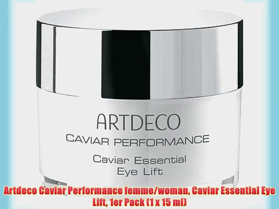Artdeco Caviar Performance femme/woman Caviar Essential Eye Lift 1er Pack (1 x 15 ml)