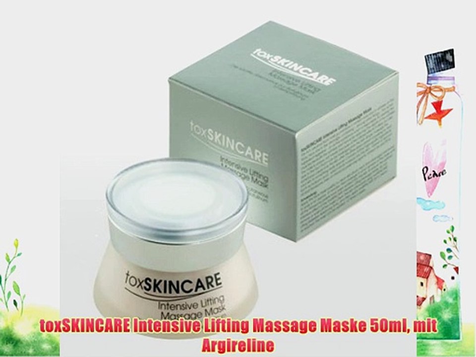 toxSKINCARE Intensive Lifting Massage Maske 50ml mit Argireline