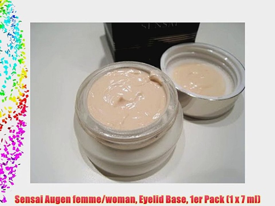 Sensai Augen femme/woman Eyelid Base 1er Pack (1 x 7 ml)