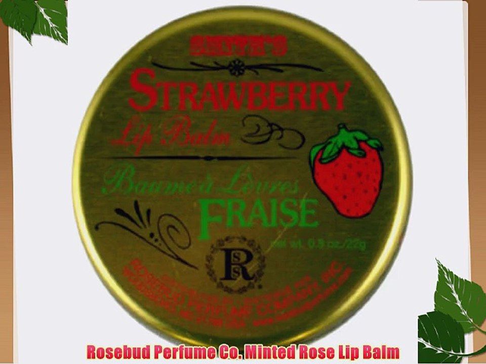 Rosebud Perfume Co. Minted Rose Lip Balm