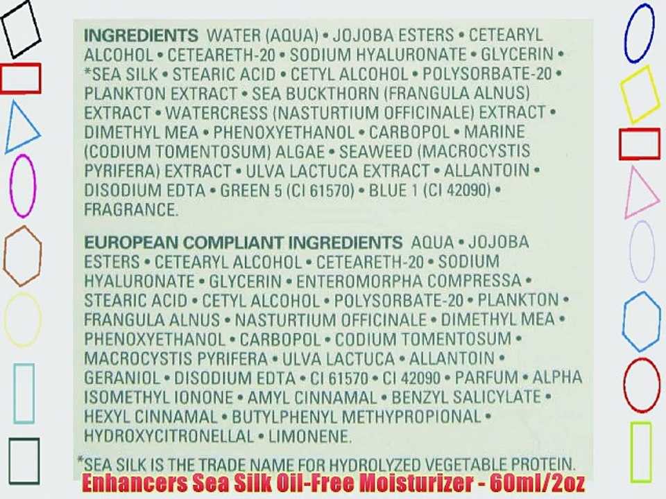 Enhancers Sea Silk Oil-Free Moisturizer - 60ml/2oz