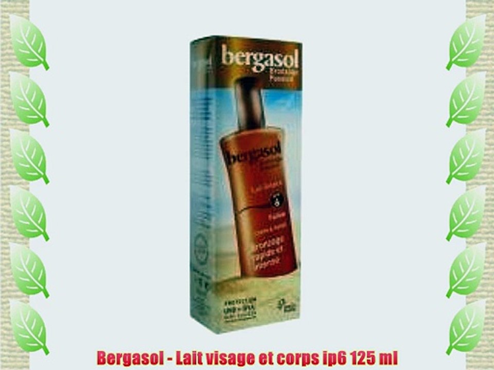 Bergasol - Lait visage et corps ip6 125 ml