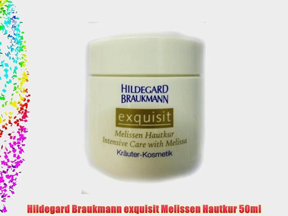 Hildegard Braukmann exquisit Melissen Hautkur 50ml