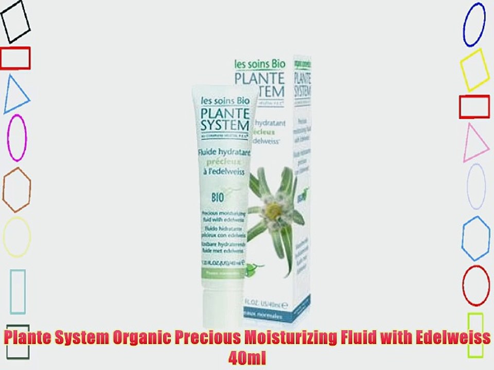 Plante System Organic Precious Moisturizing Fluid with Edelweiss 40ml