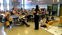 300 Drums Project: 4th Graders Drumming and Singing Iroquois Lullaby