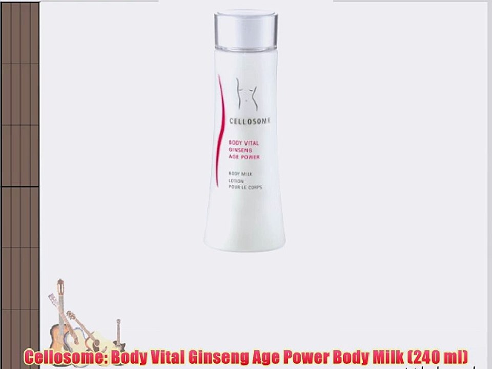 Cellosome: Body Vital Ginseng Age Power Body Milk (240 ml)