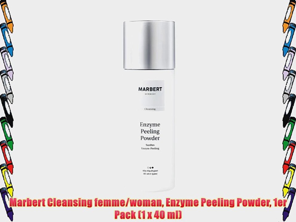 Marbert Cleansing femme/woman Enzyme Peeling Powder 1er Pack (1 x 40 ml)