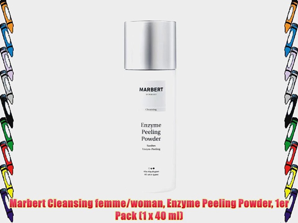 Marbert Cleansing femme/woman Enzyme Peeling Powder 1er Pack (1 x 40 ml)
