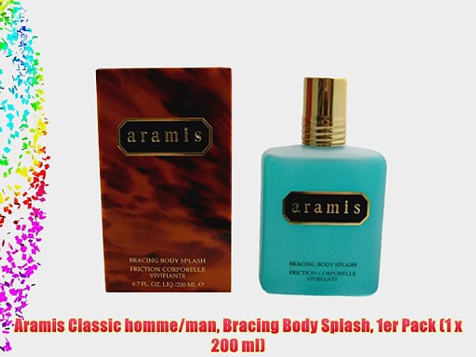 Aramis Classic homme/man Bracing Body Splash 1er Pack (1 x 200 ml)