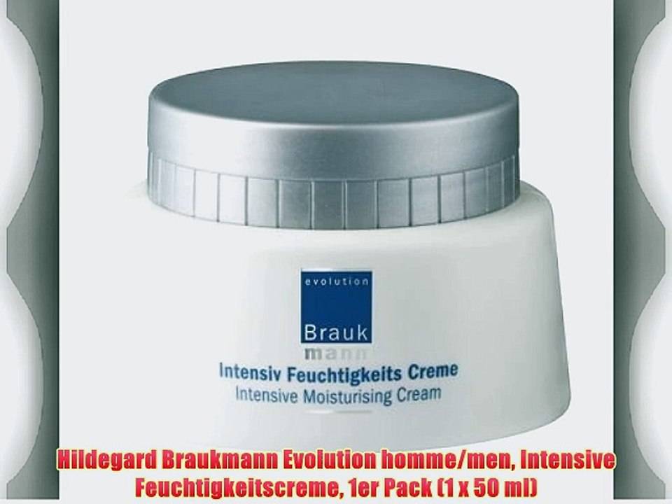 Hildegard Braukmann Evolution homme/men Intensive Feuchtigkeitscreme 1er Pack (1 x 50 ml)