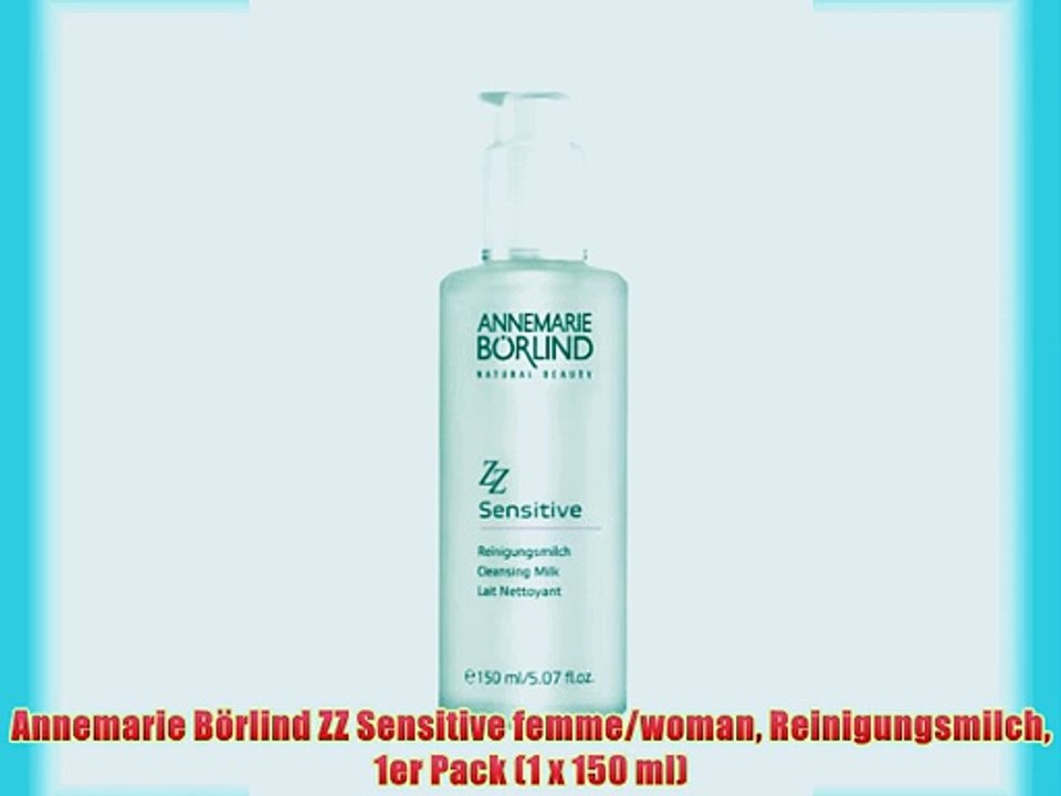 Annemarie B?rlind ZZ Sensitive femme/woman Reinigungsmilch 1er Pack (1 x 150 ml)