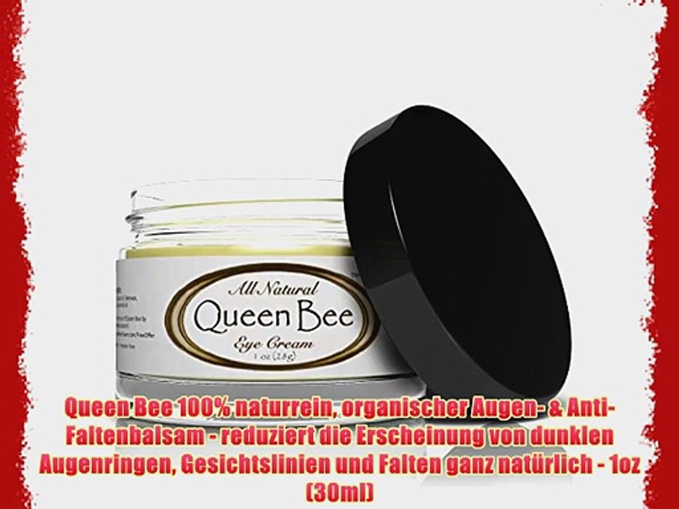 Queen Bee 100% naturrein organischer Augen-