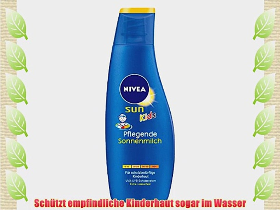 Nivea Sun Kids Pflegende Sonnenmilch LSF 50  1er Pack (1 x 200 ml)