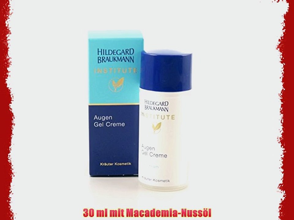 Hildegard Braukmann Institute Augen Gel Creme 30 ml
