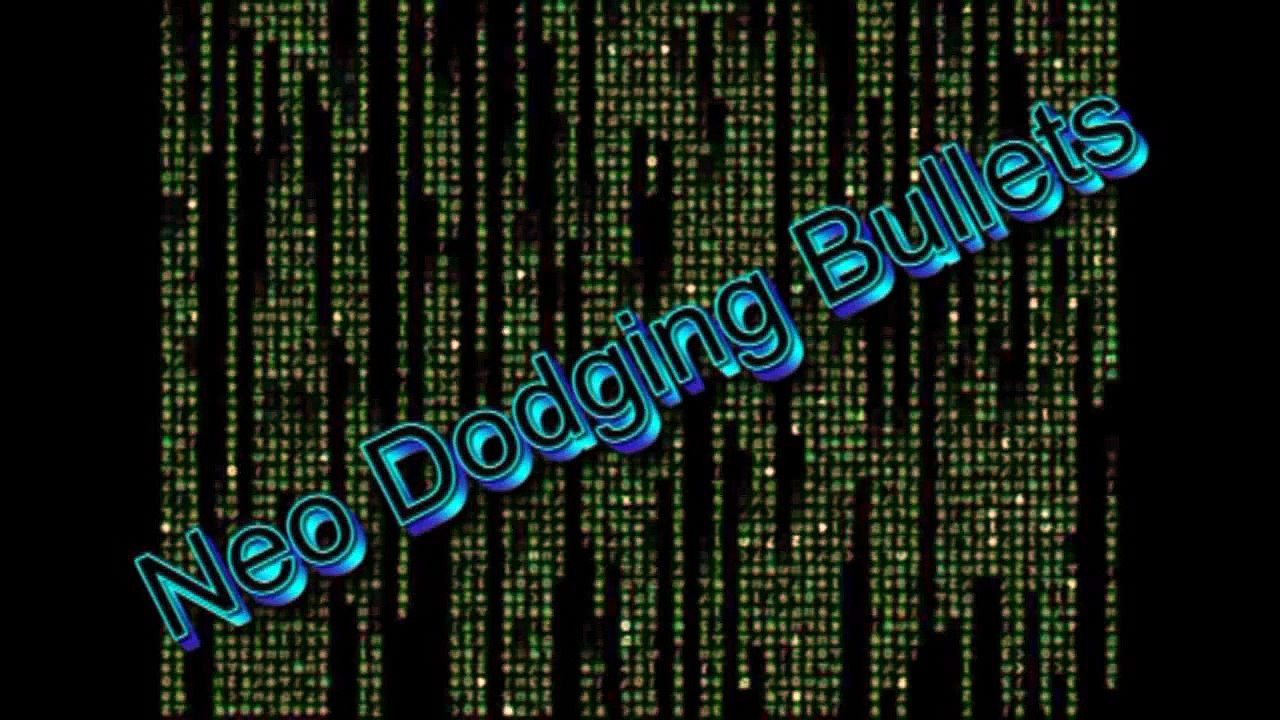 Matrix:The Matrix Neo Dodging Bullets