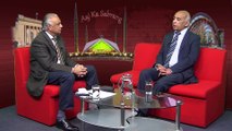 Jawaid Qazi with Shafqat Mirza Geo/Jang Reporter in Aaj Ka Sabrang on Sheffield Live TV South Yorkshire UK