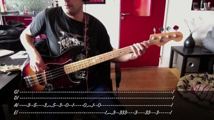 Bruno Mars - Locked Out Of Heaven - Bass Cover with Tab