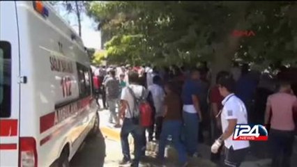 Turkish border town hit by suspected IS suicide bombing