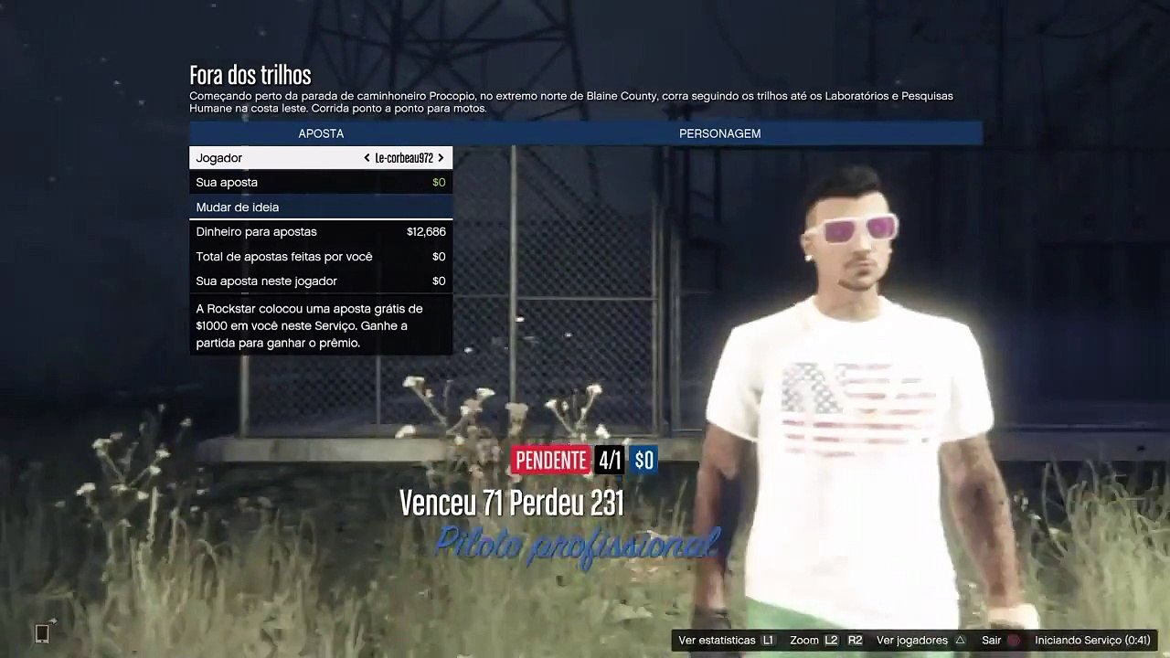 Gta 5 no online com corrida de moto 3