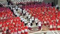 Benedict XVI attends Consistory in St. Peter's Basilica