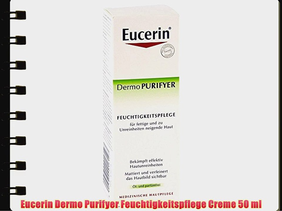 Eucerin Dermo Purifyer Feuchtigkeitspflege Creme 50 ml