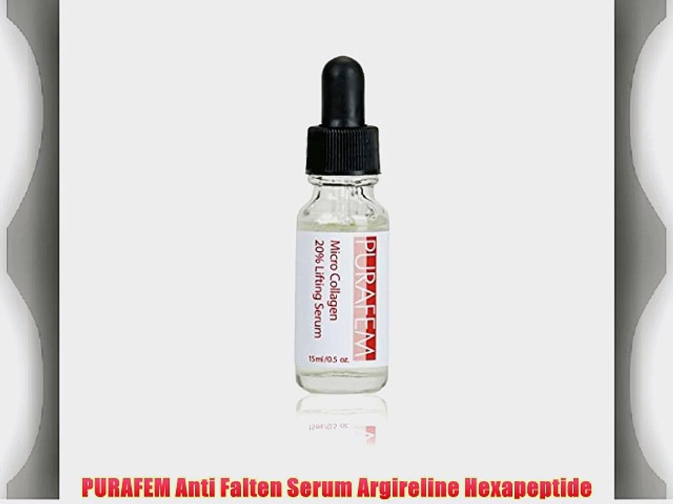 PURAFEM Anti Falten Serum Argireline Hexapeptide