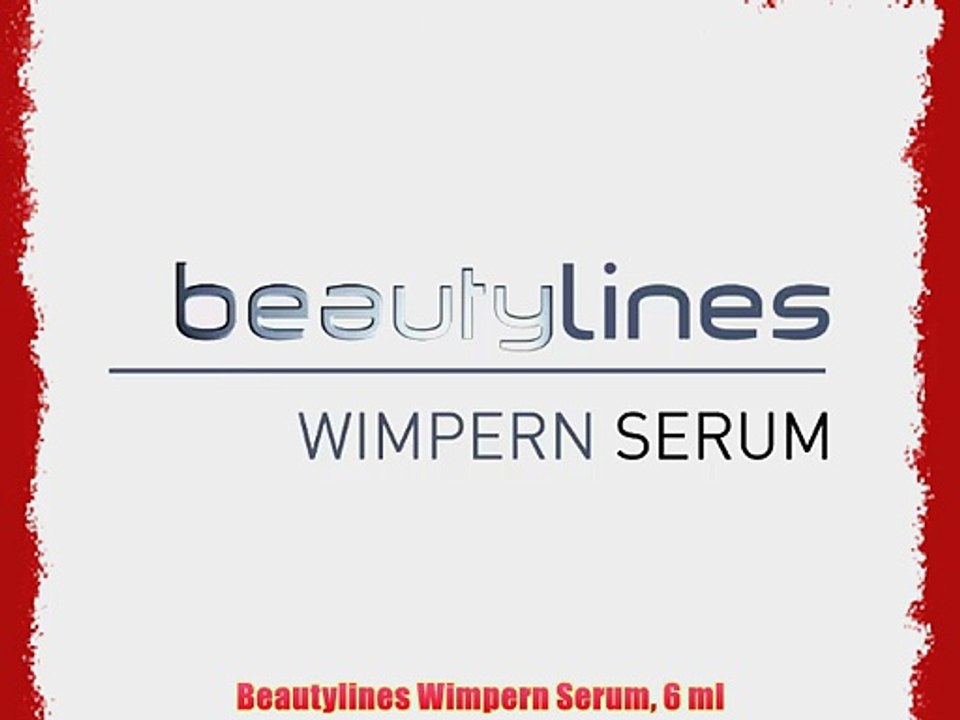Beautylines Wimpern Serum 6 ml