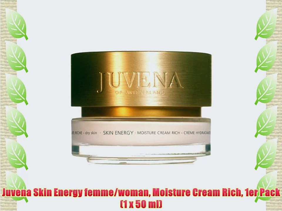 Juvena Skin Energy femme/woman Moisture Cream Rich 1er Pack (1 x 50 ml)