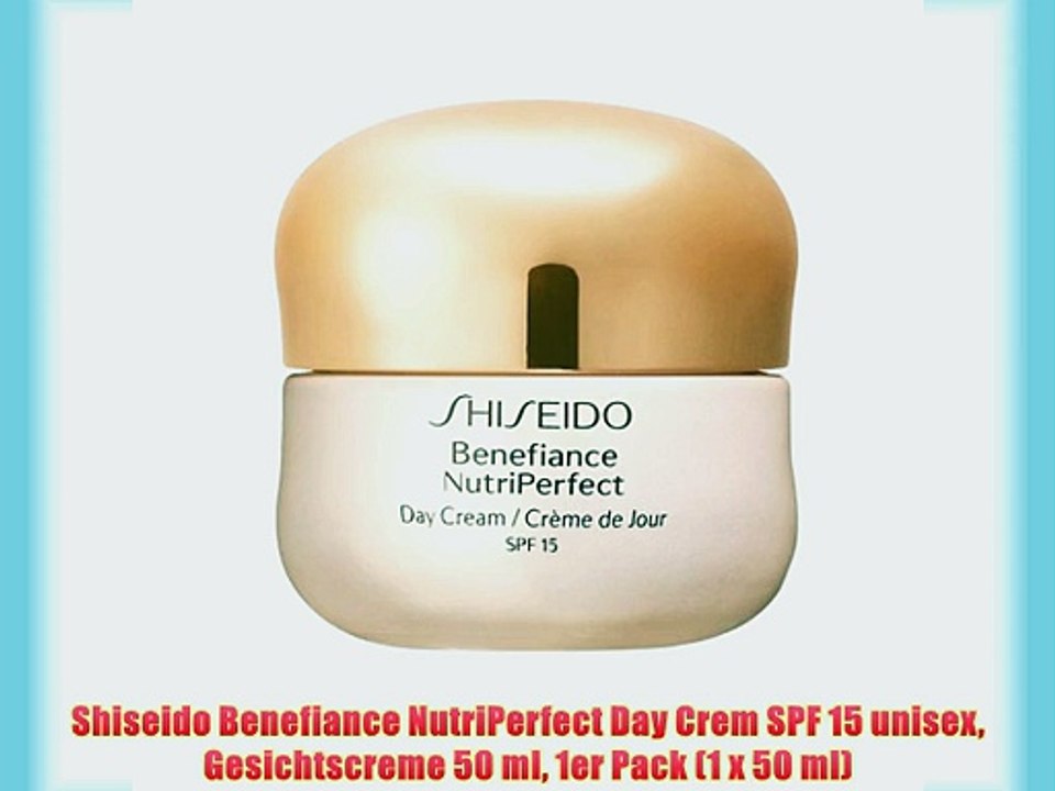 Shiseido Benefiance NutriPerfect Day Crem SPF 15 unisex Gesichtscreme 50 ml 1er Pack (1 x 50