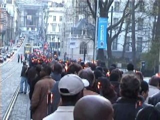 La marche aux flambeaux - Bruxelles 2007