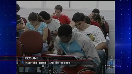 Prouni: Último dia de inscrição para a lista de espera