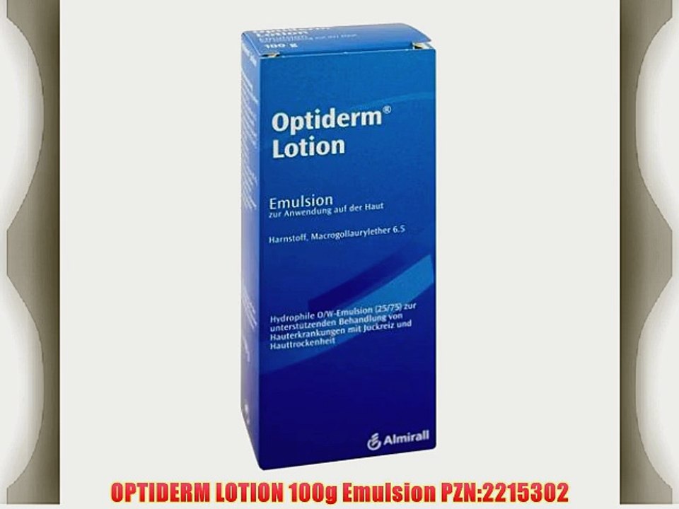 OPTIDERM LOTION 100g Emulsion PZN:2215302