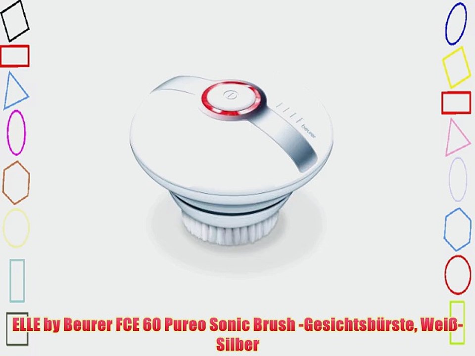 ELLE by Beurer FCE 60 Pureo Sonic Brush -Gesichtsb?rste Wei?-Silber