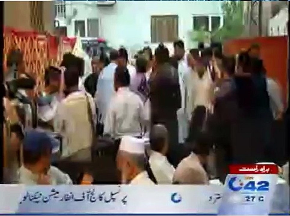 Speaker National Assembly Sardar Ayaz Sadiq attending an Iftar reception arranged by Suhail Majid GM NESPAK at Rehmanpur