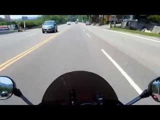 First Time on Motorcycle going FAST